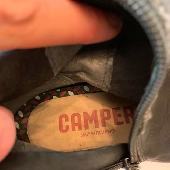 Camper Flat 3/4 zip Boots 360 Stitching 35 - Picture 6 of 8